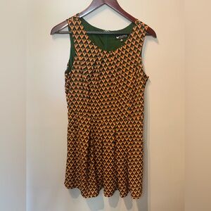 Papillon Geometric Pattern Dress